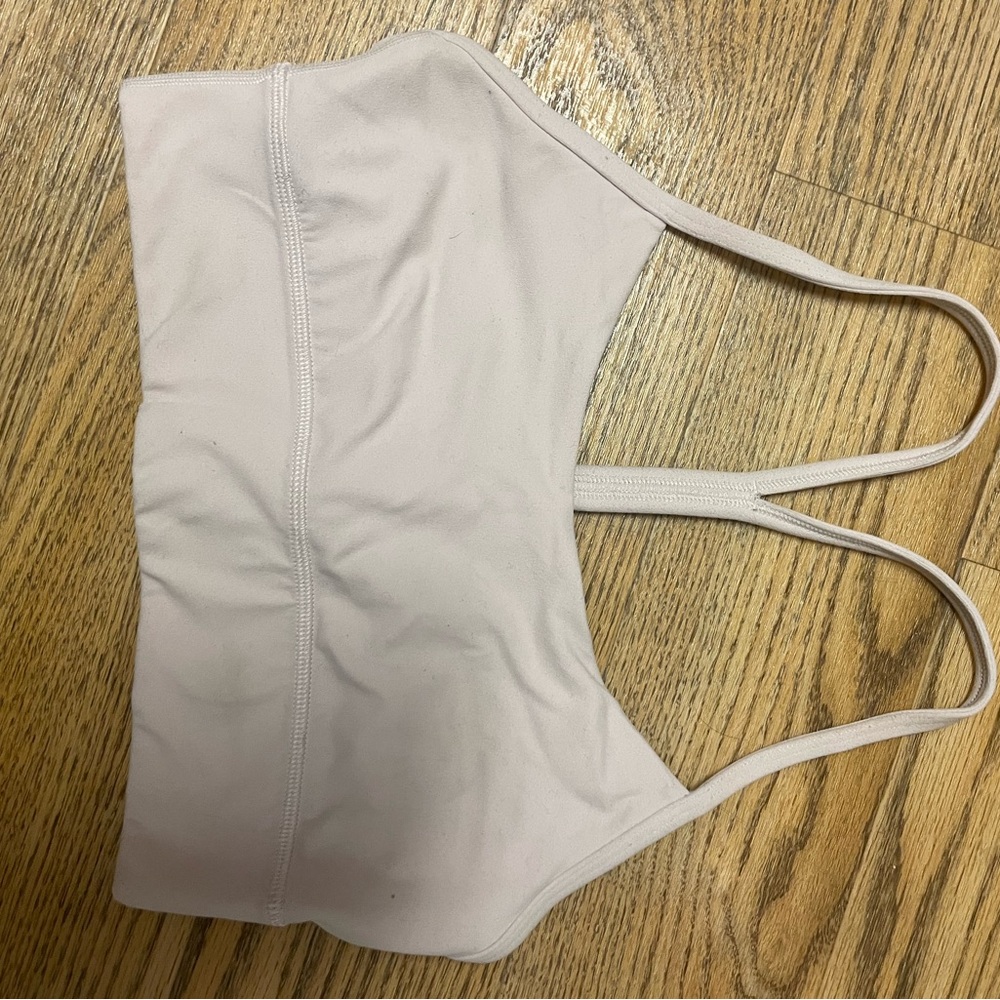 Lululemon Y sports bra in pink, size 6